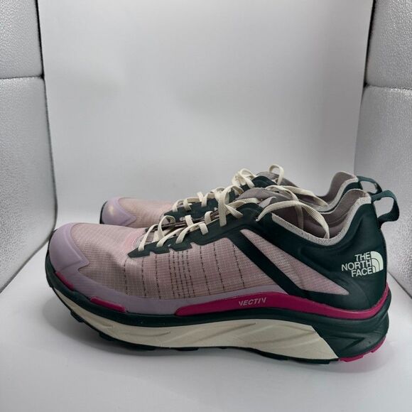 The North Face VECTIV Infinite Shoes Women Size 11 Pink Green Trail Running - Picture 6 of 12
